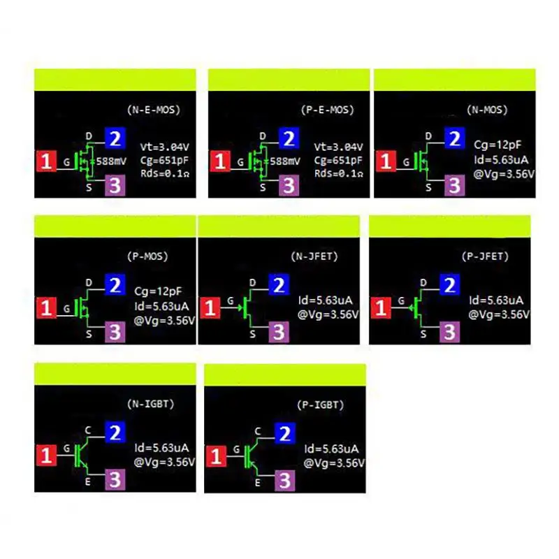 

Mini Multifunctional 3.5inch Colorful Display LCR-TC1 Transistor Tester TFT Backlight Capacitance Meter For NPN PNP MOSFET