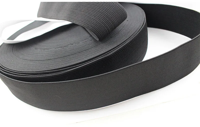2 метра Швейные аксессуары вязаная эластичная лента шириной 35 мм белая и черная