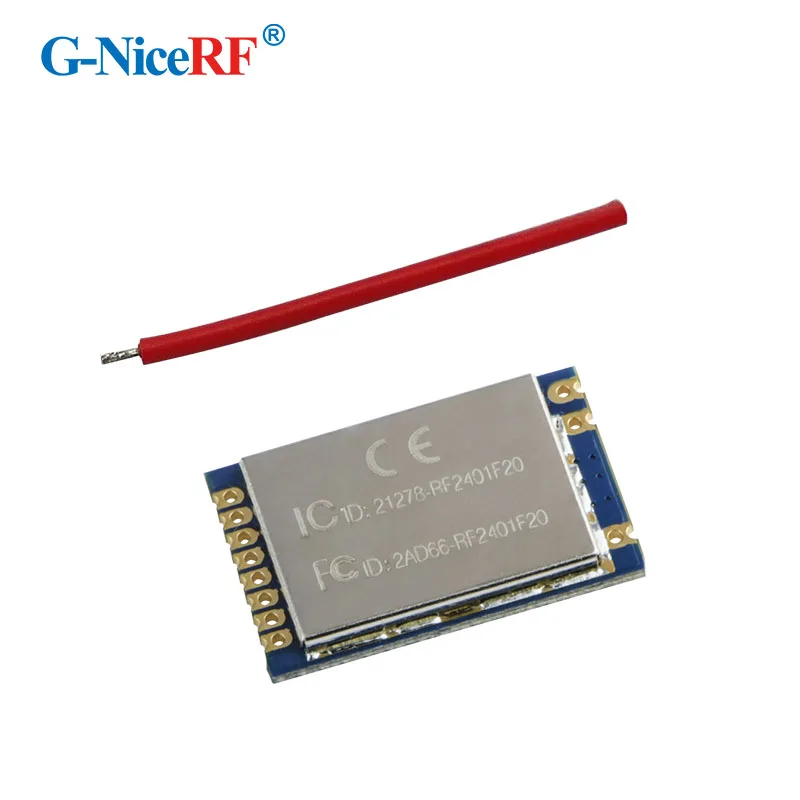 G NiceRF 500 шт 100mW 2 4 GHz Беспроводной RF модуль приемопередатчика RF2401F20 с nRF24L01 чип FCC