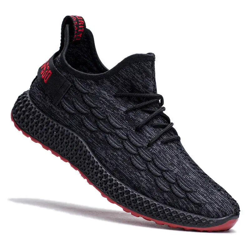 2019 new summer stretch fly weaving leisure coconut shoes Korean casual men's | Обувь