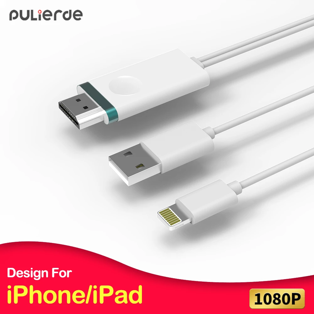 Полированный зеркальный кабель LD8 ТВ Стик ключ быстрый 1080P Full HD HDMI USB работает для
