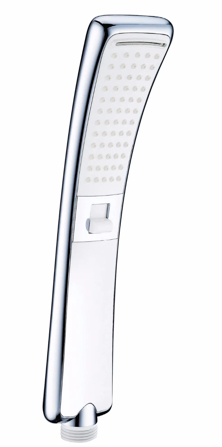 Free Shipping ABS Chrome Black Finish Shower Heads High Pressure Round Hand Hold head for Bathroom Bath | Строительство и ремонт