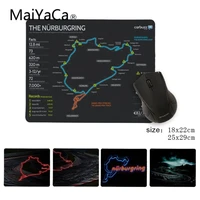 maiyaca racing track rubber mouse durable desktop mousepad size 25x29cm gaming mousepads