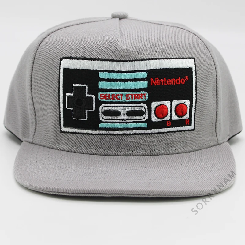 Nintendo консоли Забавные Creative Дизайн хип Кепки шляпа Для мужчин женщин мода snapback S