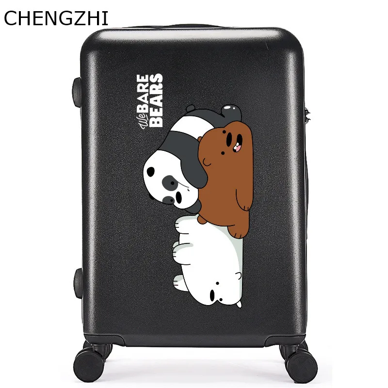 CHENGZHI Мультфильм Дети 2" 24" 2" дюймов ABS+ PC дорожные сумки на колесиках Чемодан детский Багаж на колесиках Дорожная сумка на колесиках