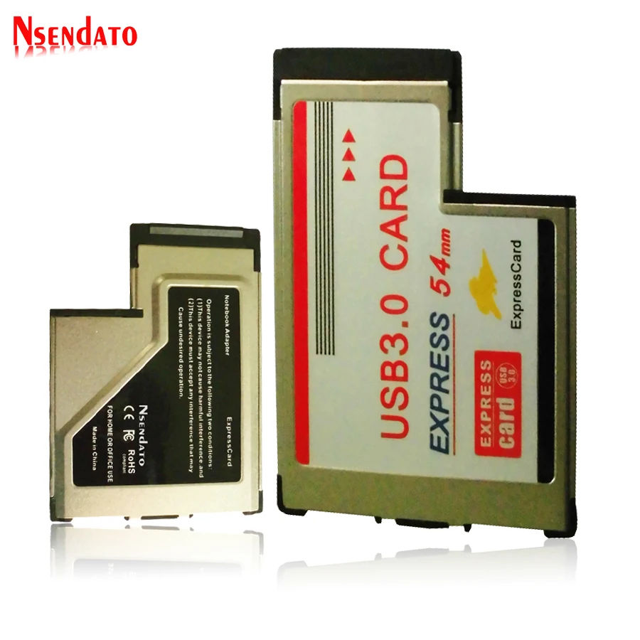 USB 3.0 3 0 PCI Express адаптер с 2 портами 5 Гбит/с USB3.0 HUB 54 мм слот ExpressCard конвертер - купить