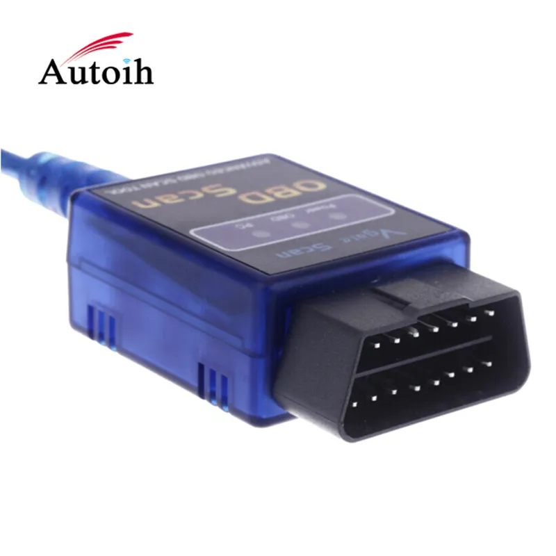 Горячая продажа ELM327 V1.5 ODB2 OBD 2 II USB Авто сканер инструмент диагностические