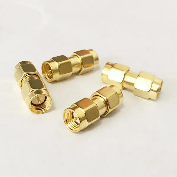 SMA штекер-штекер RF коаксиальный адаптер конвертер прямой позолоченный Лучшая
