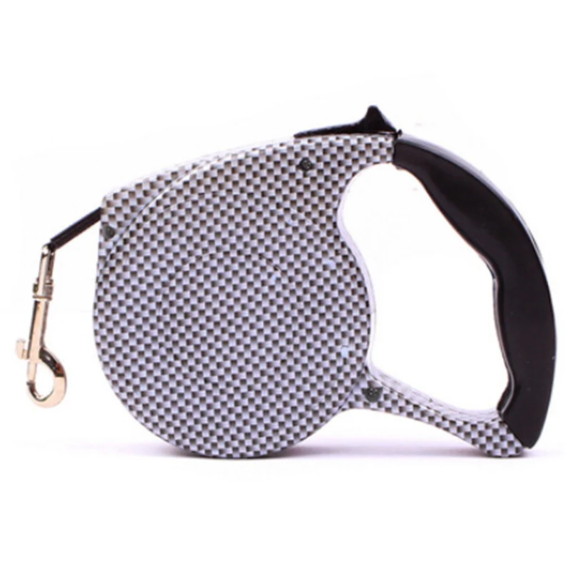 Автоматический выдвижной поводок для собак из прочного полиэстера 5 м прогулок с