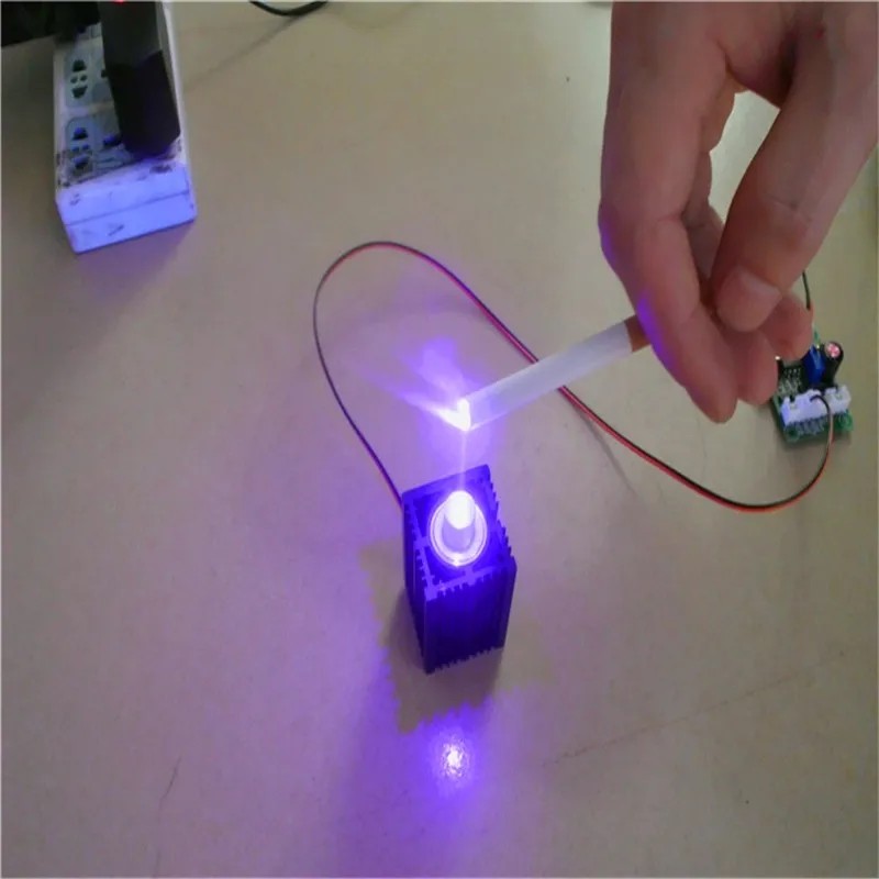 8000 МВт сине фиолетовый лазерный модуль запчасти с держателем теплоотвод для мини