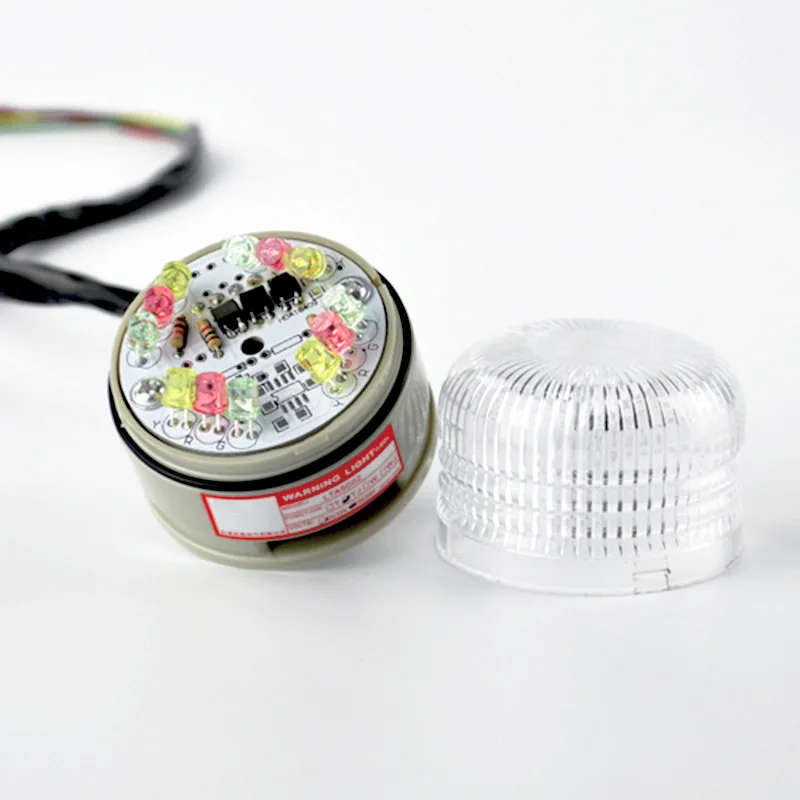 Три цвета индикатор светильник с зуммер strobe Light предупреждающий сигнал светильник LTA5002 12V 24V Светодиодный светильник мигающий светильник охранной сигнализации