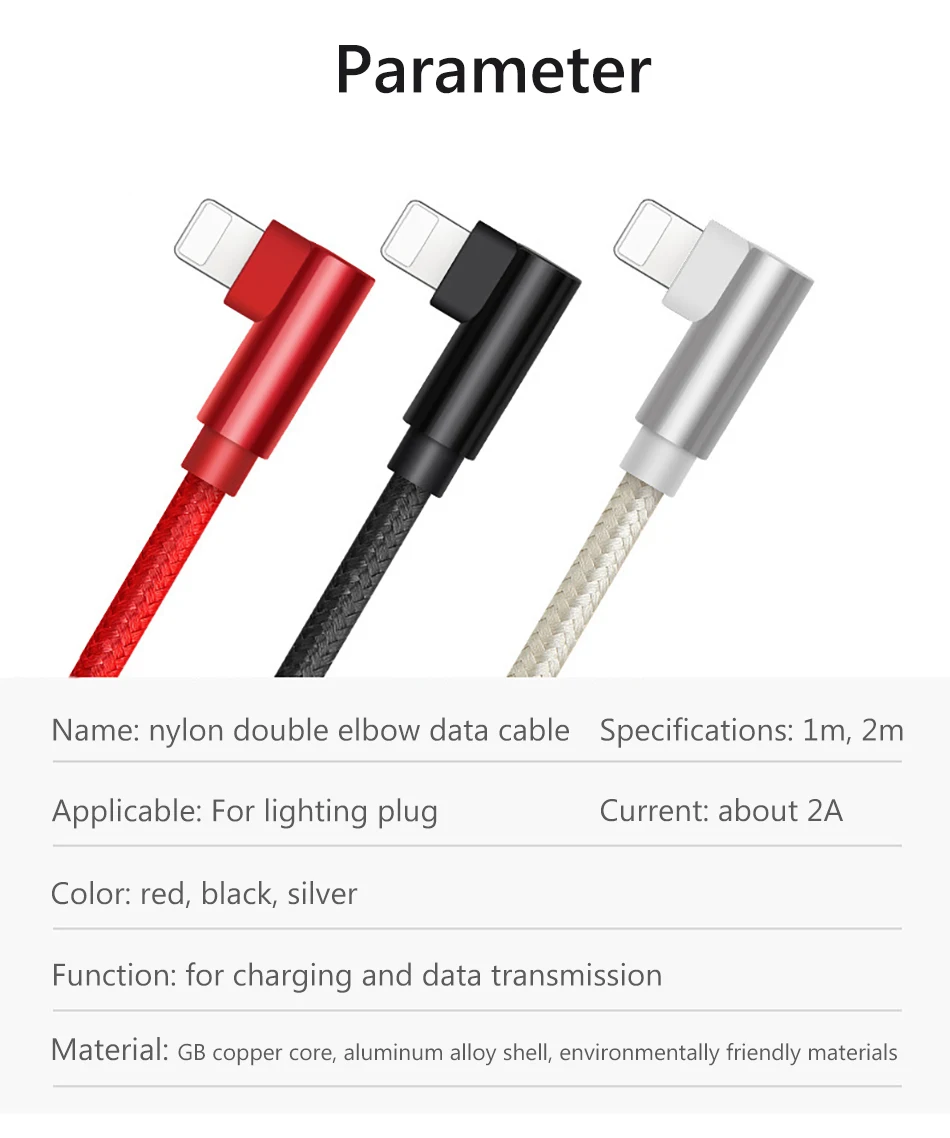 NOHON 90 градусов Освещение USB кабель для передачи данных Зарядка для iphone X 8 7 6 6S 5S Plus 5C 5 SE XS MAX XR 2A телефон зарядное устройство кабели 1 м 2 м