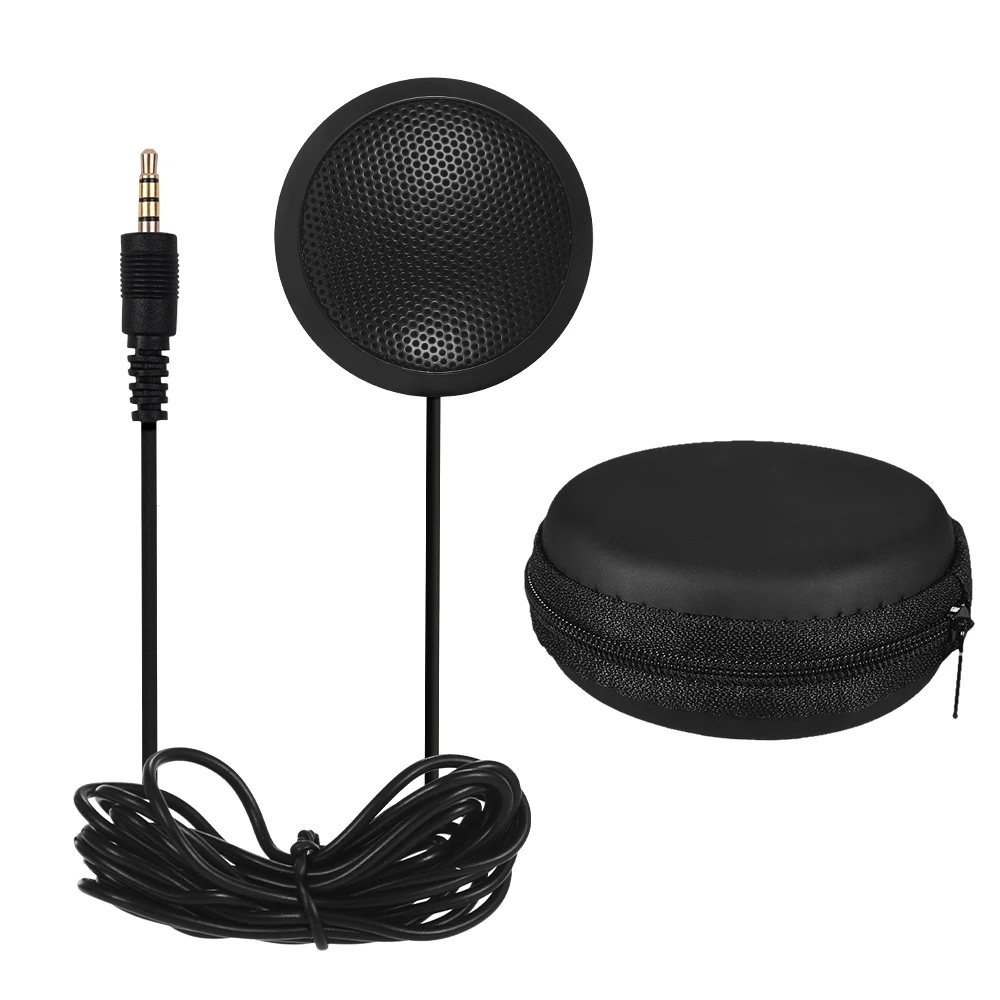 Настольный конденсаторный мини-микрофон всенаправленный микрофон с 4-полюсной