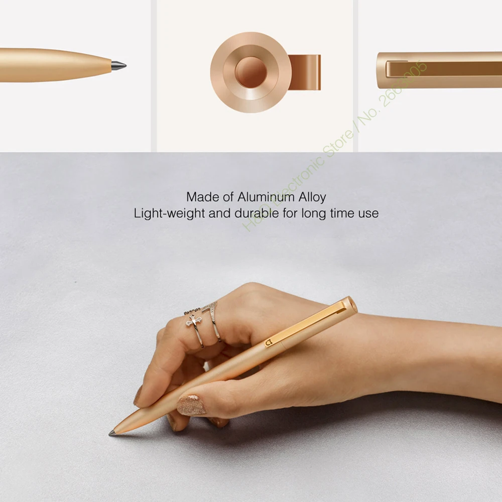 Xiaomi Mijia металлические ручки 9,5 мм ручки для подписи Premec Швейцария заправка MiKuni Япония чернила черные заправки