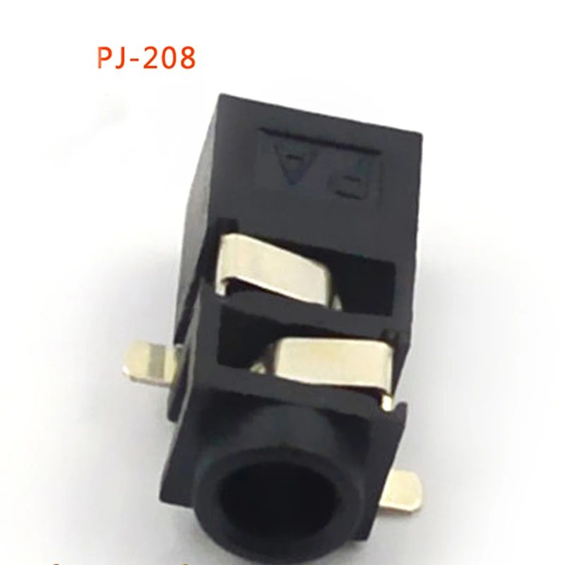 30 шт. разъем для наушников 2 5 мм три фута патч PJ-208 аудио гнездо гарнитуры Разъем