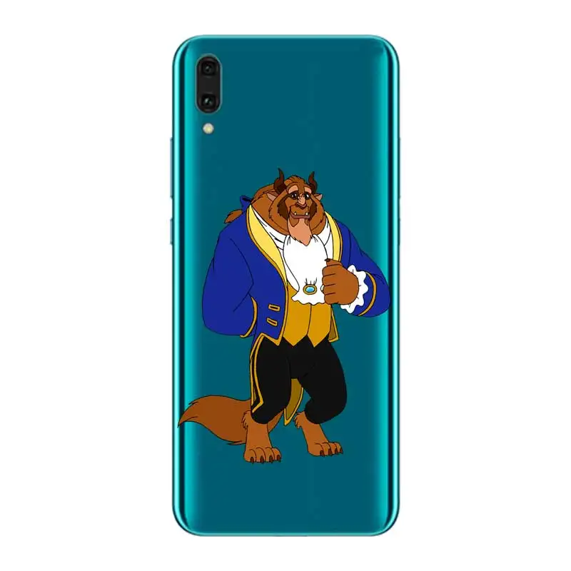 N267 Beauty And Beast Hot Soft TPU Silicone Cover For Huawei Y5 Y6 Y7 Y9 Prime Pro 2017 2018 2019 Case |