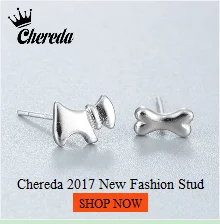 Chereda, корейские ювелирные изделия, милые серьги-гвоздики в форме животного для женщин, массивные серьги, ювелирные изделия для маленьких детей, простые серьги