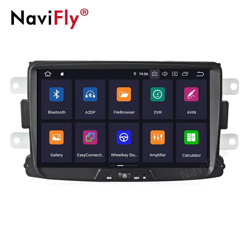 Новинка! Автомобильный радиоприемник 8 дюймов Android 9 0 IPS DSP GPS навигация для Duster Dacia