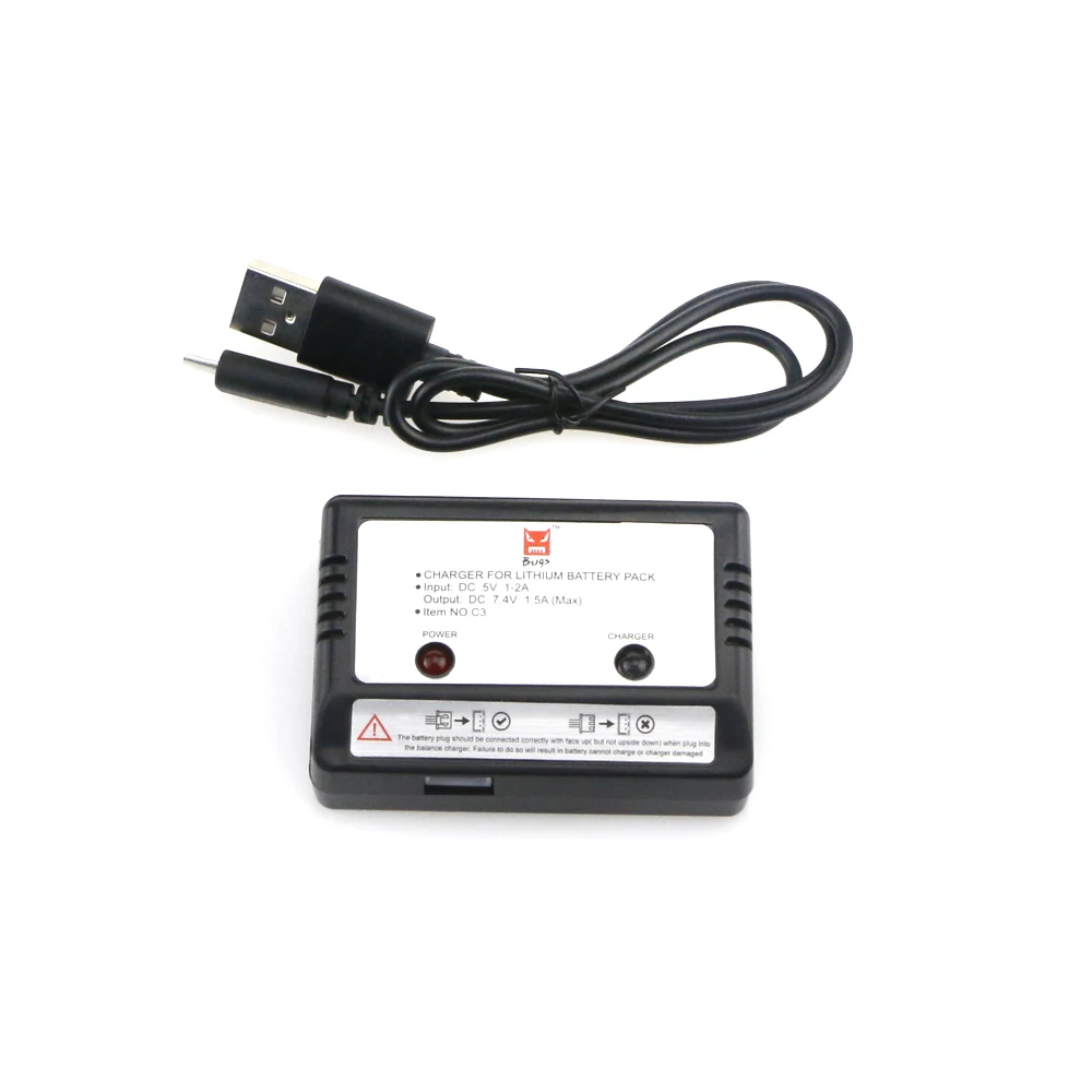 Зарядное устройство USB для MJX Bugs B2W B2C B6 B8 RC Дрон Квадрокоптер батарея