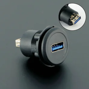 22 мм экономичный дешевый пластиковый тип USB3.0 коннектор Женский A к женскому A
