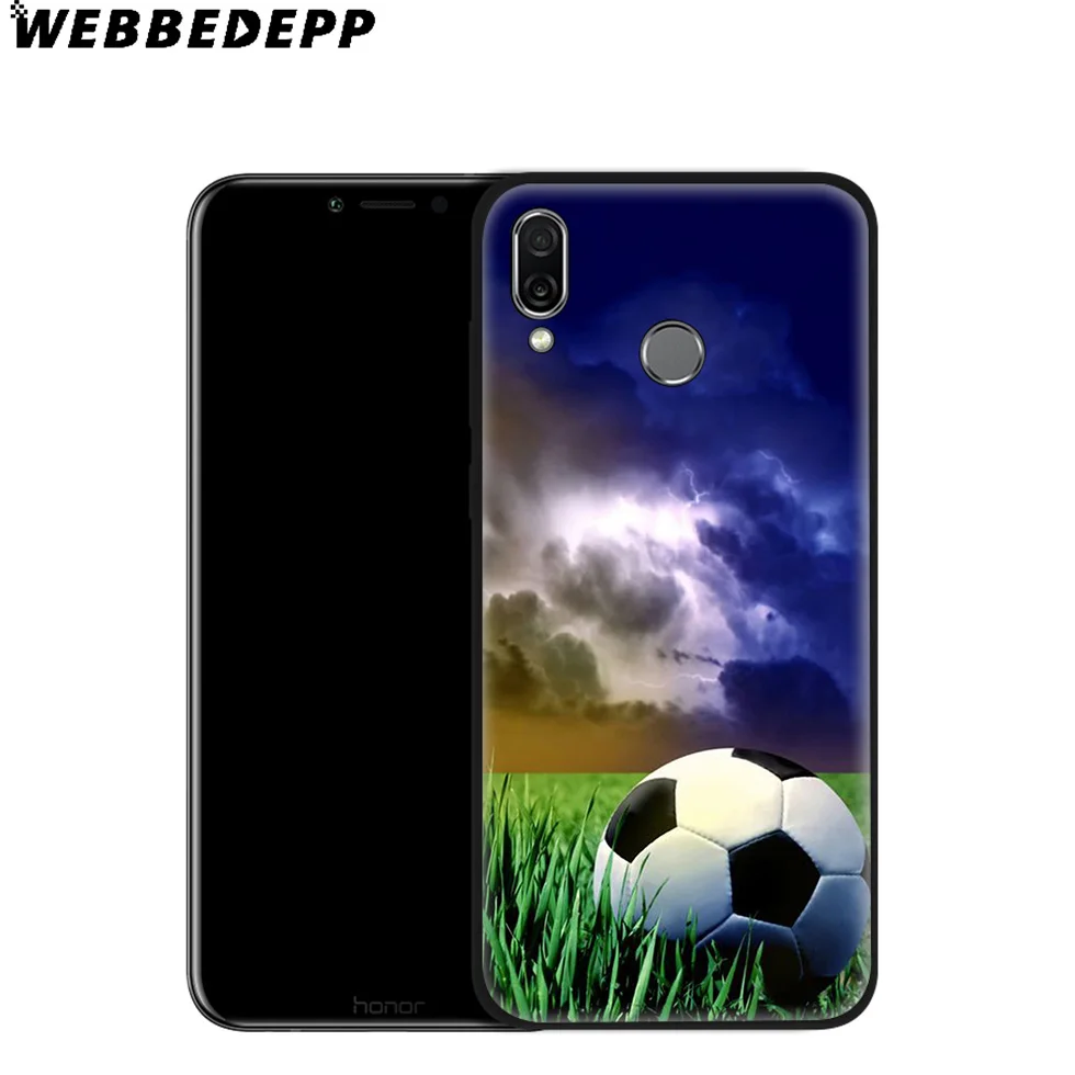 WEBBEDEPP футбольный мяч мягкий чехол для Huawei P8 P9 P10 P20 P30 Lite Pro P Smart Z Plus 2019 Y6 Prime 2018 2017 Mini |