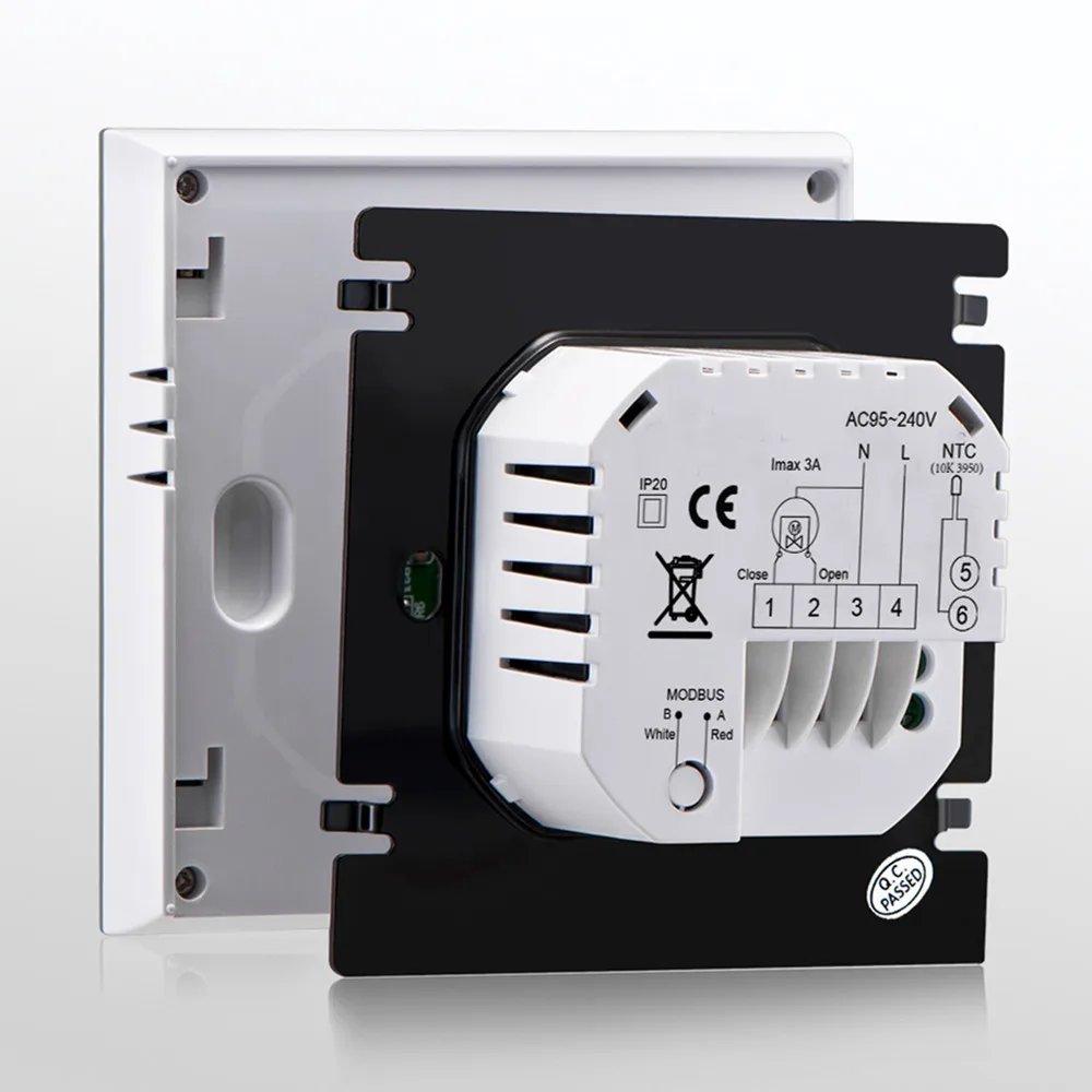 Smart WI-FI термостат beca 95 ~ 240vac ЖК-дисплей Сенсорный экран Беспроводной