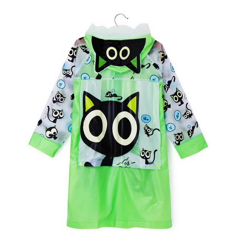 Для женщин Водонепроницаемый плащ детский мультфильм дети Обувь для девочек