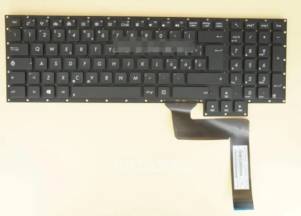 Клавиатура для ASUS G750 G750J G750JH G750JM G750JS G750JW G750JX G750JY G750JZ русский/Чешский/испанский/итальянский/канадский/испанский