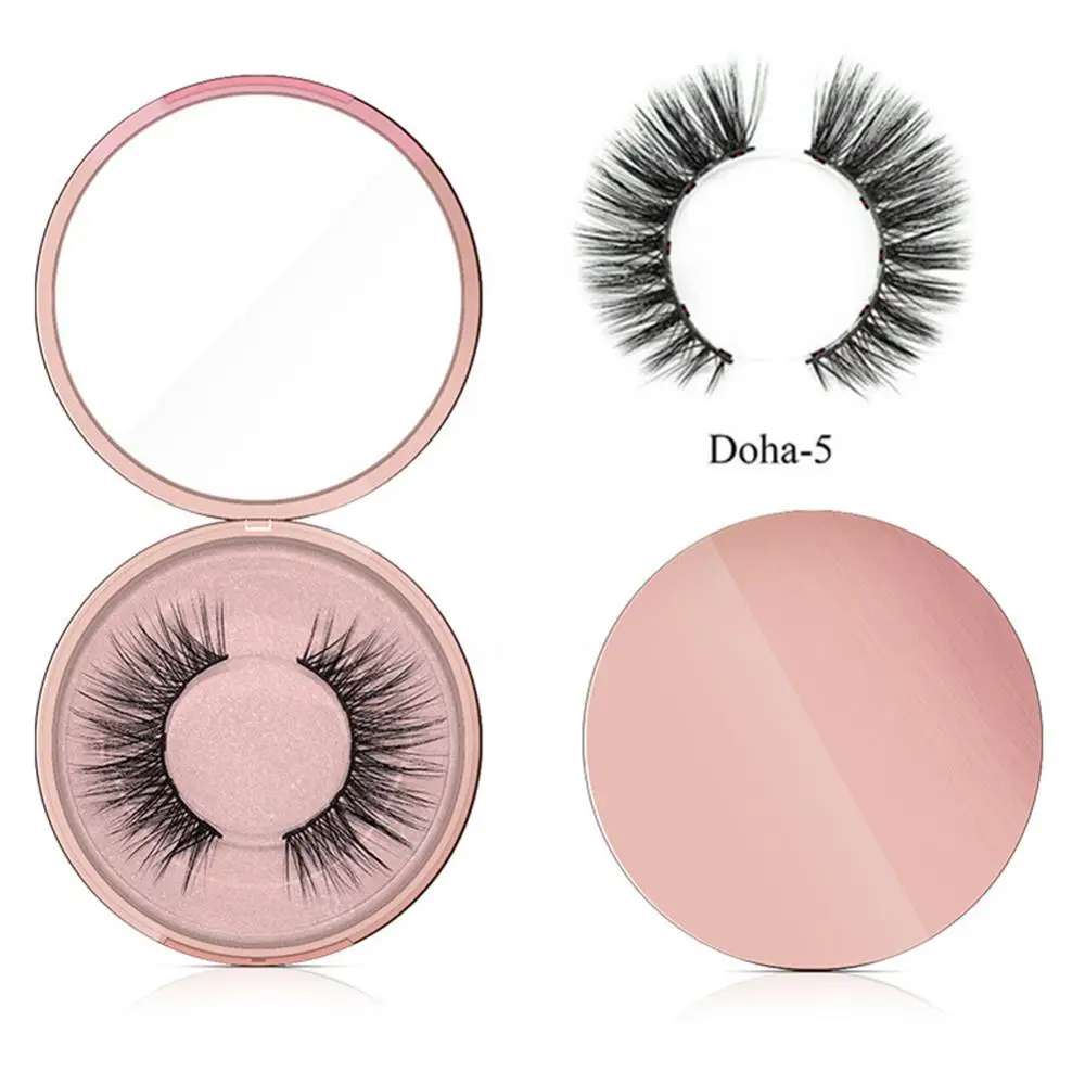 Doha-5 Eyelashes Новинка Горячая Магнитная жидкая подводка для глаз& магнитные накладные ресницы& Пинцет Набор водостойкий стойкий подводка для глаз Накладные ресницы - Цвет: Doha-5 Eyelashes