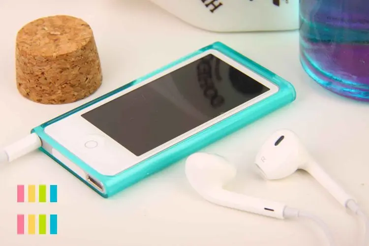 Чехол для Ipod Nano 7, карамельный цвет, Мягкий ТПУ силиконовый чехол для Apple iPod Nano 7, чехол 7-го поколения - Цвет: Небесно-голубой