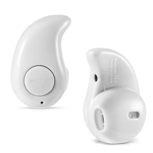 Мини беспроводные Bluetooth наушники гарнитура вакуумные (белый) | Автомобили и
