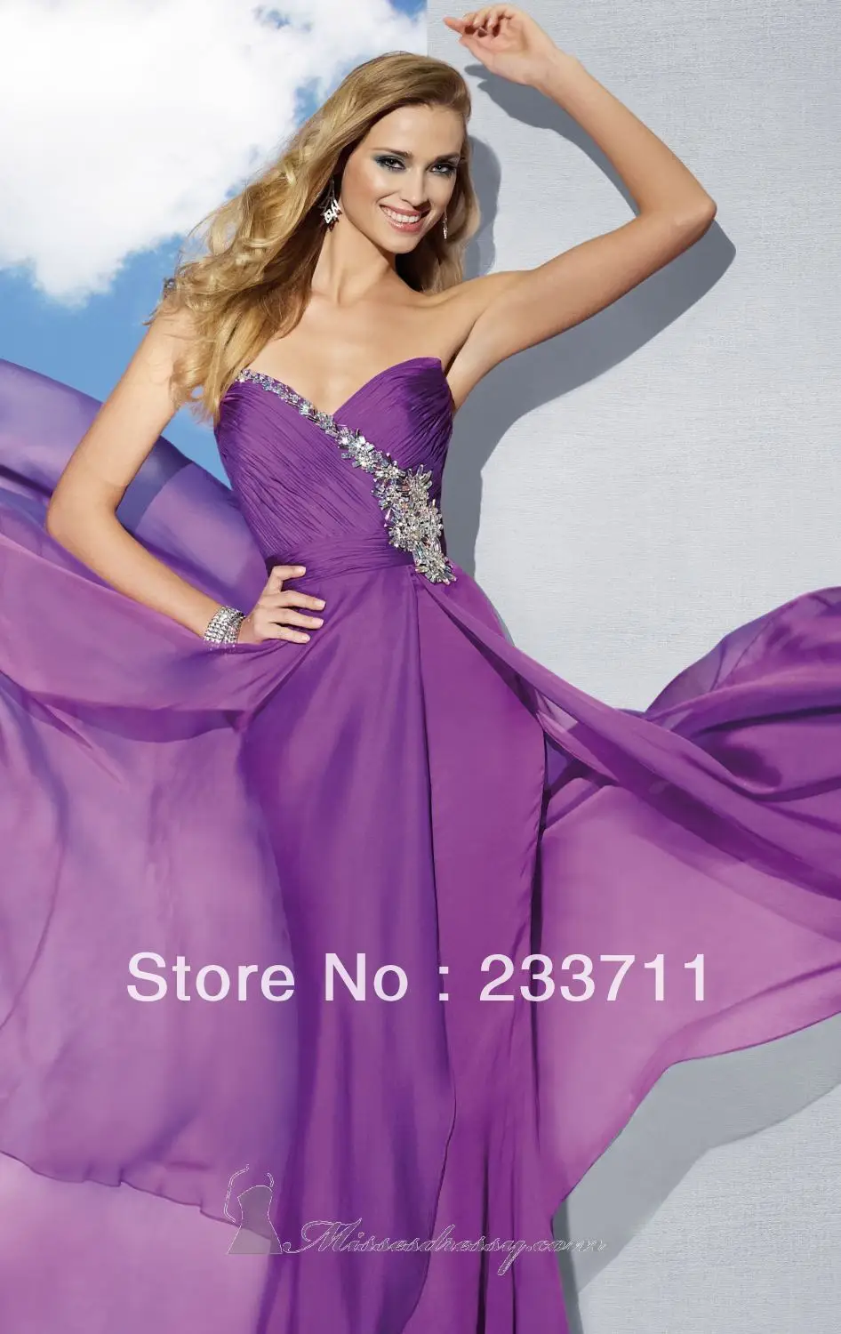 Free Shipping custom Hand Made Beaded off the shoulder sleeveless sweetheart Chiffon long evening dress | Свадьбы и торжества