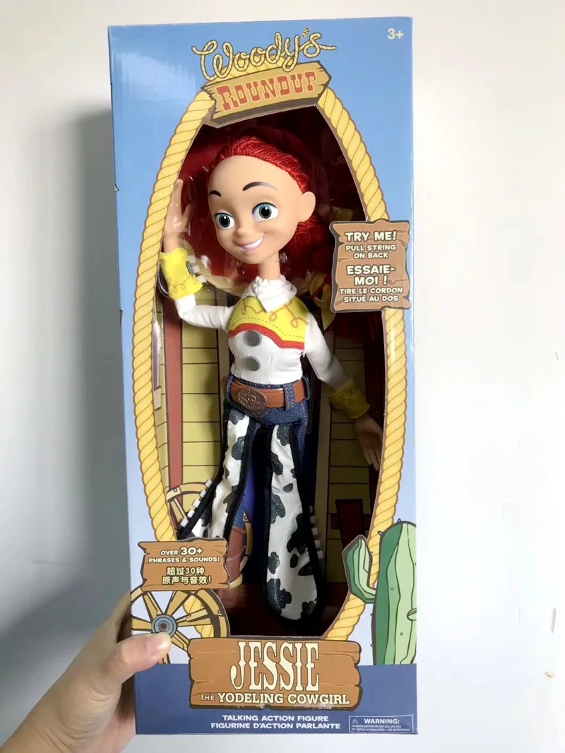 Экшн ролик игрушка Поющая фигурка Jessie подарок ребенку ТВ кукла можно спеть на