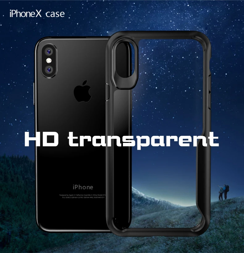 LUPHIE противоударный защитный чехол для iPhone X XS Max XR 8 7 Plus Прозрачный чехол для iPhone 11 Pro MAX 6 6S Plus 5S силиконовый чехол s