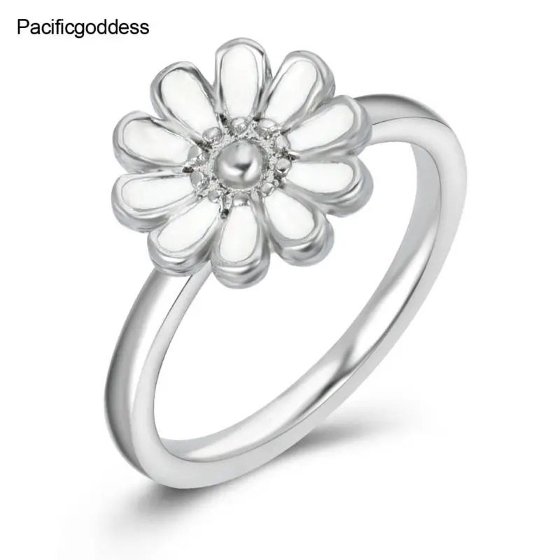 Кольца из нержавеющей стали в виде подсолнуха черное белое и красное кольцо на