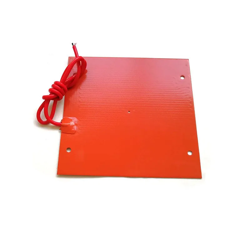 250*250*1 5 мм Тепловая кровать для 3d принтера 230v 350w клейкая 1 сторона 100k Термистор 4