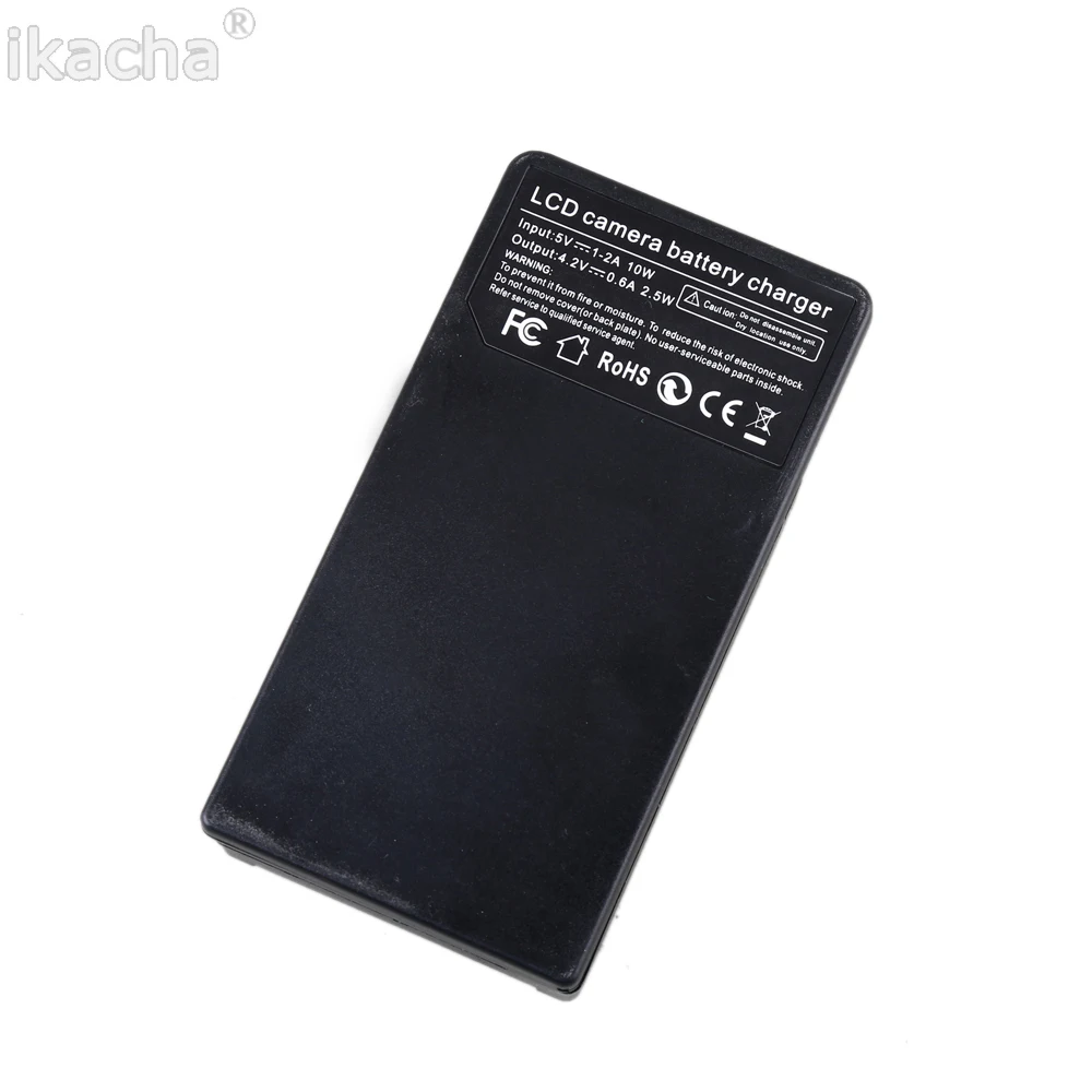 Ikacha CGA S007 S007E CGR S007A ЖК дисплей USB камера зарядное устройство для Panasonic DMC TZ3 TZ1 TZ2 TZ4 TZ5