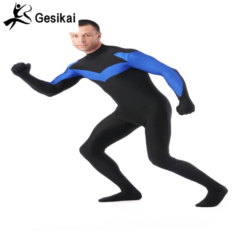 2017 горячая распродажа для взрослых Найтвинг супер герой лайкра спандекс