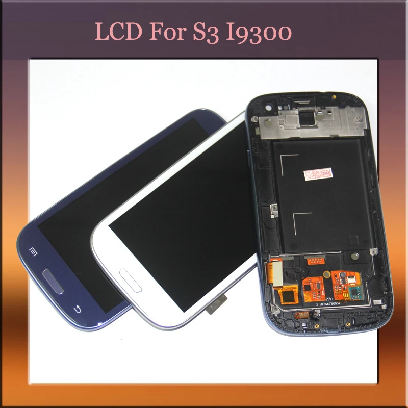 ЖК дисплей i9300 совместимый с Samsung Galaxy S3 кодирующий преобразователь сенсорного
