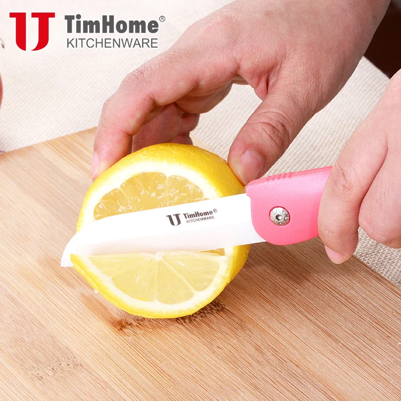 Складной керамический нож Timhome для кемпинга оригинальный складной 3 2 дюйма