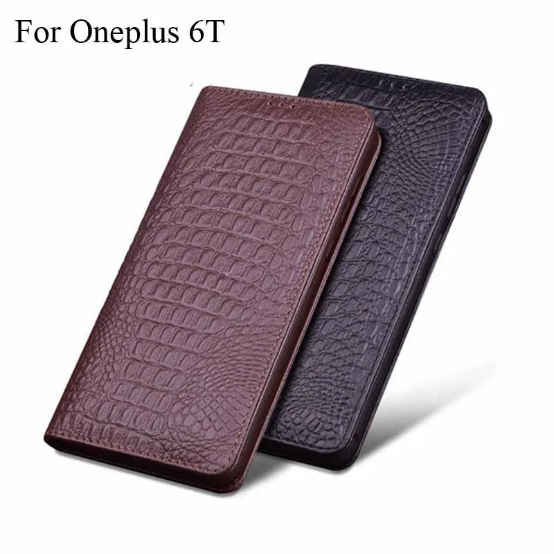 Чехол-книжка из натуральной кожи для Oneplus 6 T A6010 A 6010 чехол-накладка Oneplus6T 1 + |