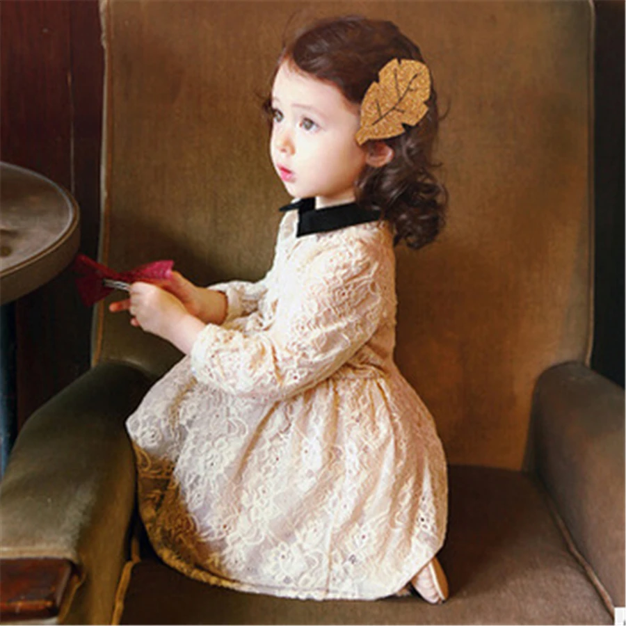 Одежда для малышей девочки дети праздничная одежда Фея Кружево цветочные