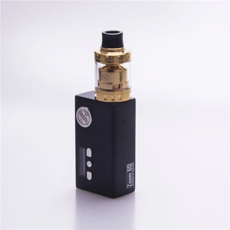Augvape Zoom 60 электронная сигарета набор Вт 1300 мАч 0.05ohm коробка мод с 2 мл Merlin мини