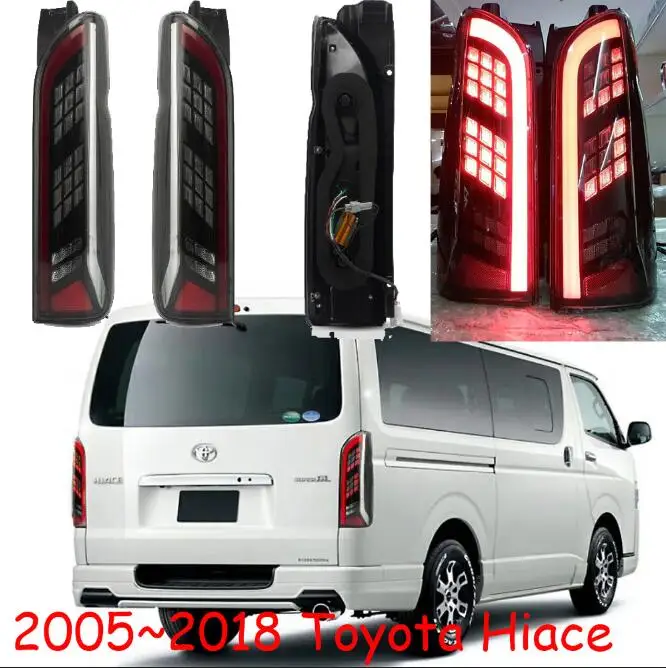1 комплект заднего бампера для Toyota Hiace задний фонарь 2005~ года автомобильные аксессуары светодиодный задний фонарь для Hiace задний фонарь - Цвет: picture