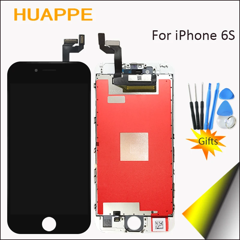 Huappe Высокое качество без битых пикселей Дисплей для iPhone 6 S ЖК дисплей Сенсорный