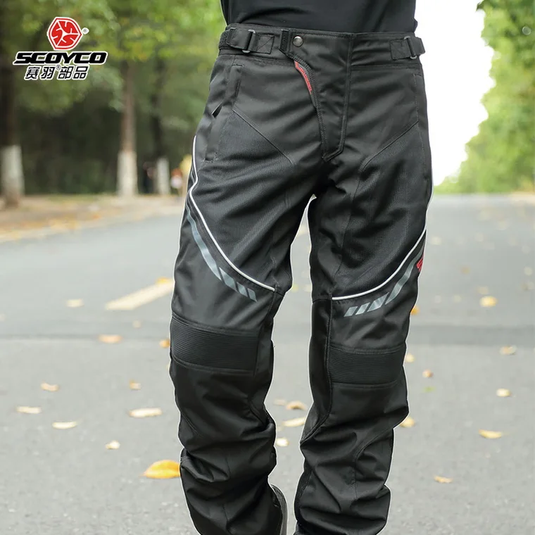 2017 новые летние штаны для езды на мотоцикле SCOYCO мотогонок брюки из ткани Оксфорд