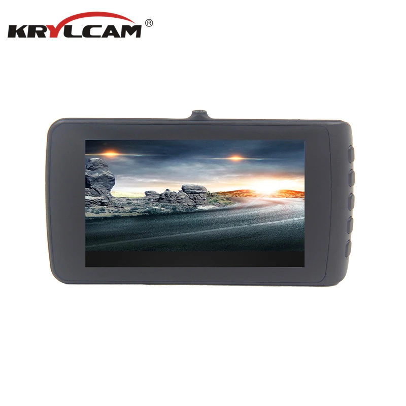 Krylcam X402 4 &quotDVR Dash камера с двумя объективами сенсорный экран ночное видение