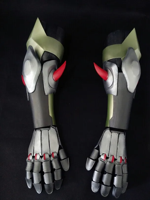 Настроить Overwatch Genji Skin Oni Броня Косплей|Аксессуары для костюмов| |