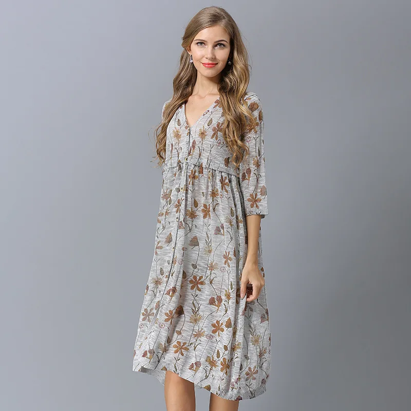 

2018 Summer New Knitted Long Cardigan Thin Sunscreen Thin Air Conditioning Sweater Large Size Knitted Dresses