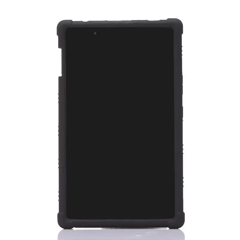 Мягкий силиконовый чехол для lenovo Tab 4, 8, TB-8504X, для lenovo TAB 4, 8, TB-8504F, TB-8504, TB-8504N, чехол для планшета с подставкой - Цвет: Черный